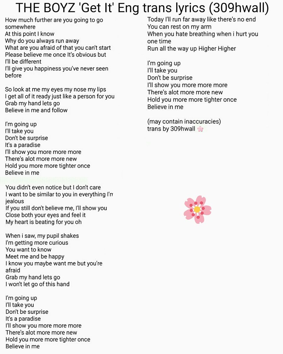 309hwall's tweet photo. THE BOYZ 'Get It' Eng lyrics trans ❤

#THE_BOYZ #GIDDY_UP https://t.co/doQweTbLc8