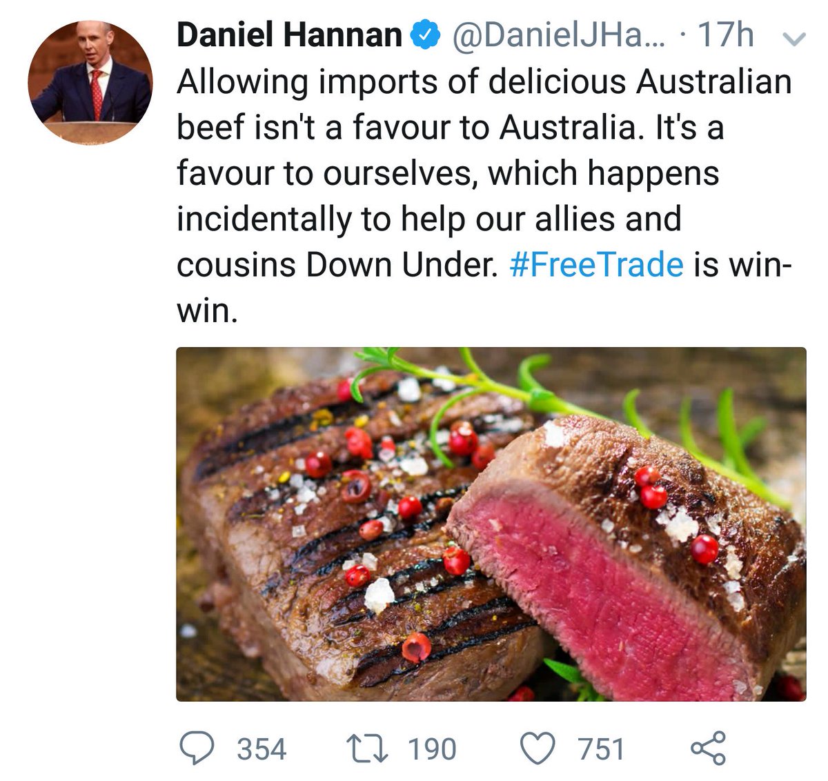 goodclimate's tweet photo. So @DanielJHannan got his picture of 'delicious Australian beef' from a German caterer's website. cc @StanBartolome @Geoelte_Spinne https://t.co/9AWtiD8SAy