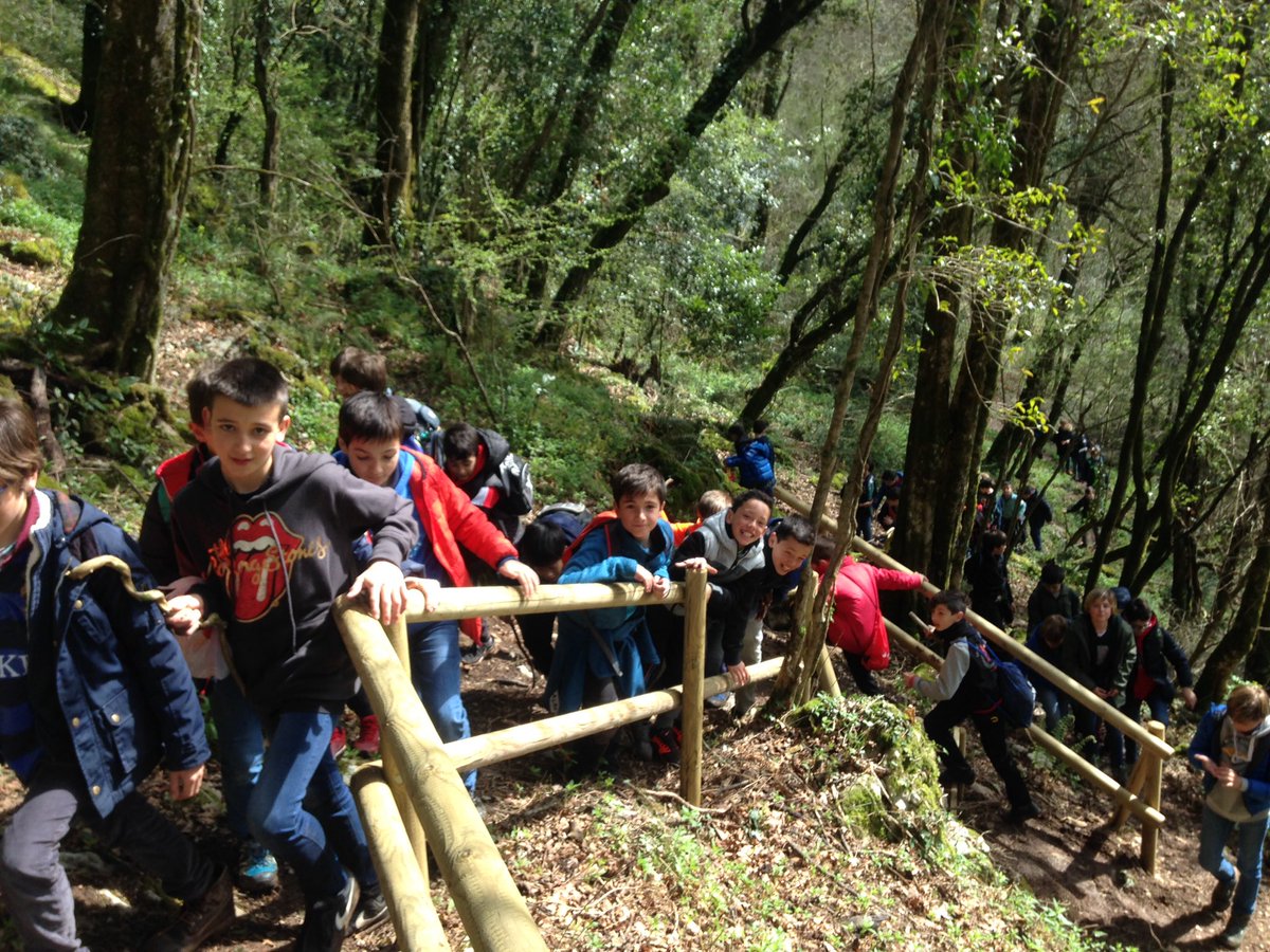 BodegaElPendo's tweet photo. Visita cultural del Colegio Torrevelo-Peñalabra a la Cueva del Pendo+Viñedo+Ruta Eco-geológica. #bodegaelpendo #enocultura #elpendo https://t.co/5E4OU1dwdY