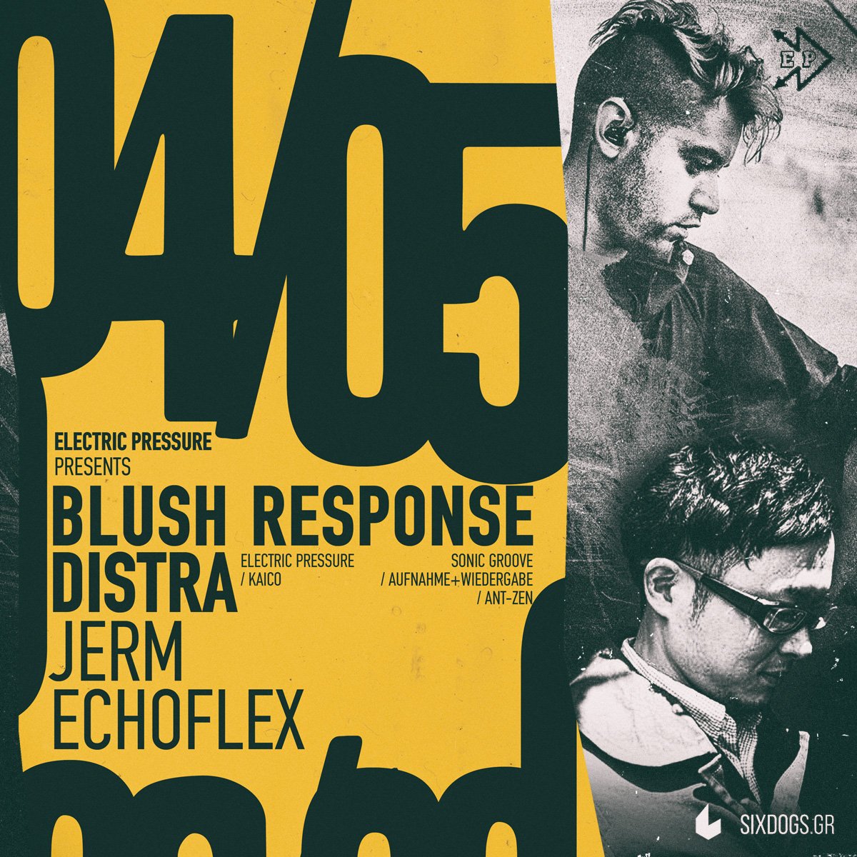EPressure's tweet photo. Season's last @six_dogs 
@EPressure Presents:
@BlushResponse @wataru_distra #Distra #Jerm #Echoflex #techno #live #Music https://t.co/0KrxFxj0Qa