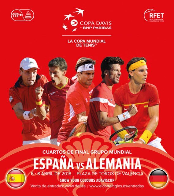 RMValencia's tweet photo. | Sorteo @RMValencia | 📢

Te llevamos a la Davis‼️

🎾A B O N O   D O B L E🎾

1️⃣Follow @RMValencia, @spaintenis y @fedteniscv 

2️⃣Haz RT

3️⃣Cita en el RT usando #CopaDavis #VamosEspaña https://t.co/l41nN7Jjjz
