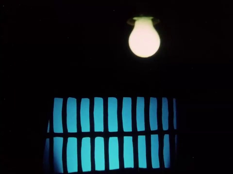 Fleming17's tweet photo. 'Habeas Corpus' (Jorge Acha, 1986). Cárcel corpórea, supresión de libertad y tortura implícita. Oscuridad casi plena, colores del exterior, belleza y sufrimiento del ser. https://t.co/e4GzBNyHWg