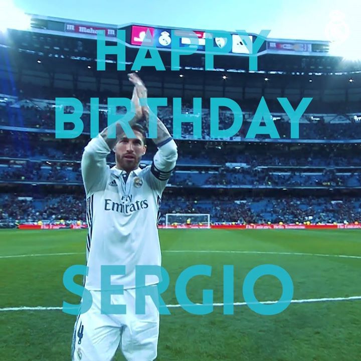 Happy 32nd Birthday to Sergio Ramos!  