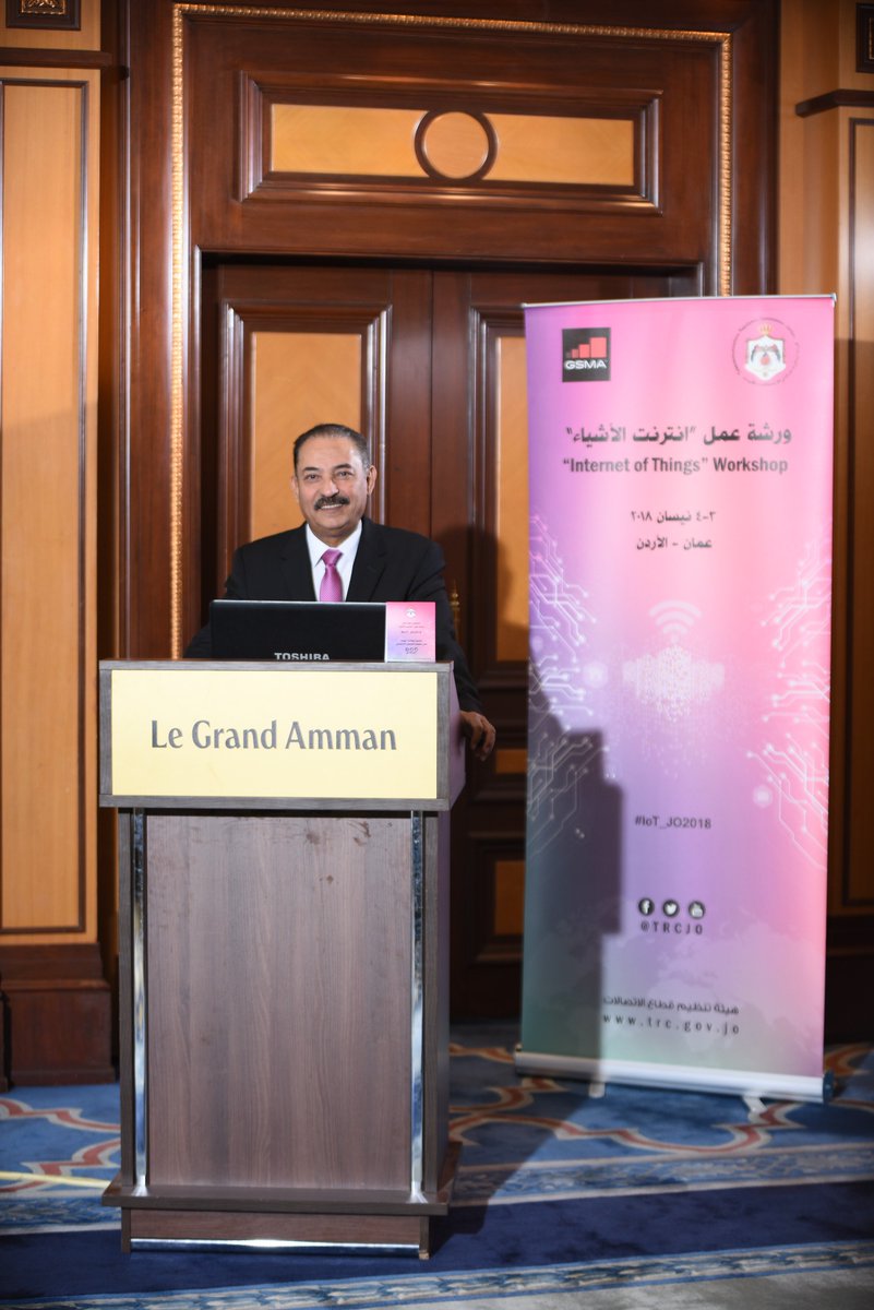 TRCJO's tweet photo. هيئة تنظيم قطاع الاتصالات تطلق فعاليات ورشة عمل إقليمية حول إنترنت الأشياء
لتفاصيل الخبر الصحفي: https://t.co/pTdnfFT64n
@GSMA #IoT_JO2018 #IoT #Jordan https://t.co/ED2578UuaC