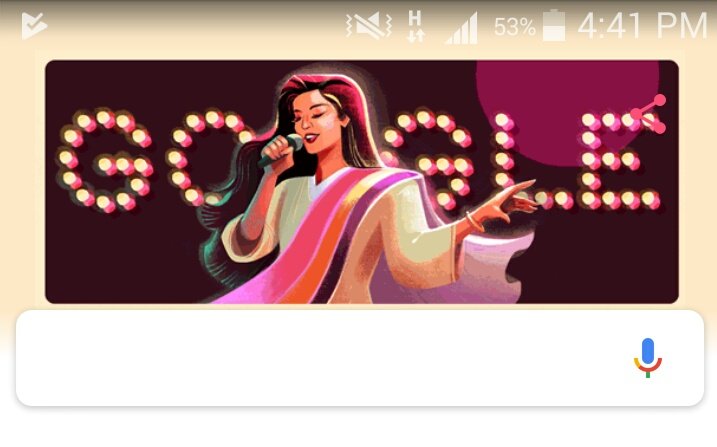 PakAamir17610's tweet photo. Google pays homage to #NaziaHasan https://t.co/znv9KP9HGs