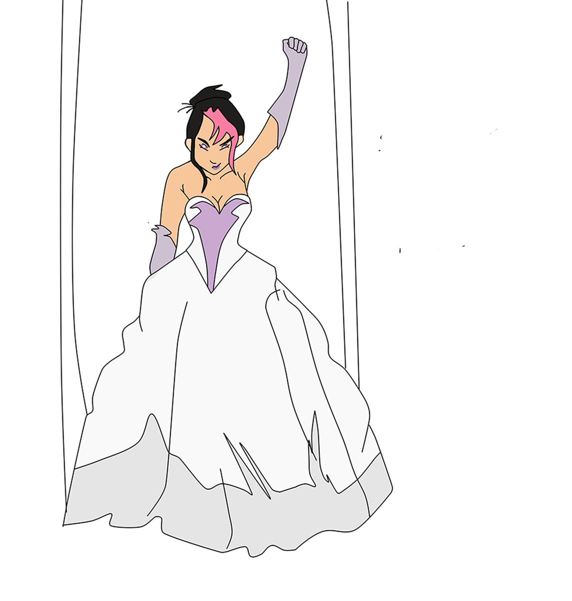 Guess this is why you should be careful who's in the shop, some MECH guys grabbed and brought me here, I dunno what they've been doing besides steadily ruining my dress! Anyone want to-Hey! Scrap!