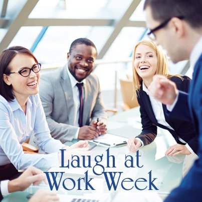 AcacioFertility's tweet image. Why so serious? Have fun and enjoy your time at work. Join us as we celebrate the week with good-natured humor, pranks and stunts. It’s #LaughAtWorkWeek.