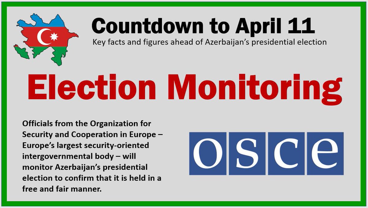 azembassyus's tweet image. #ElectionMonitoring #presidentialelections2018 #Azerbaijan @OSCE @osce_odihr