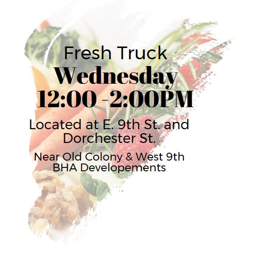 BHA_CCECR's tweet photo. @FreshTruck will be in #SouthBoston tomorrow! Remember to use your #SNAP π³ to buy fruits and vegetables and get $$ back!
#HealthyBHA #REACHPHH #LetsGetHealthyBOS #Food4allBOS #FarmFreshBOS #Boston https://t.co/5C3457p34z
