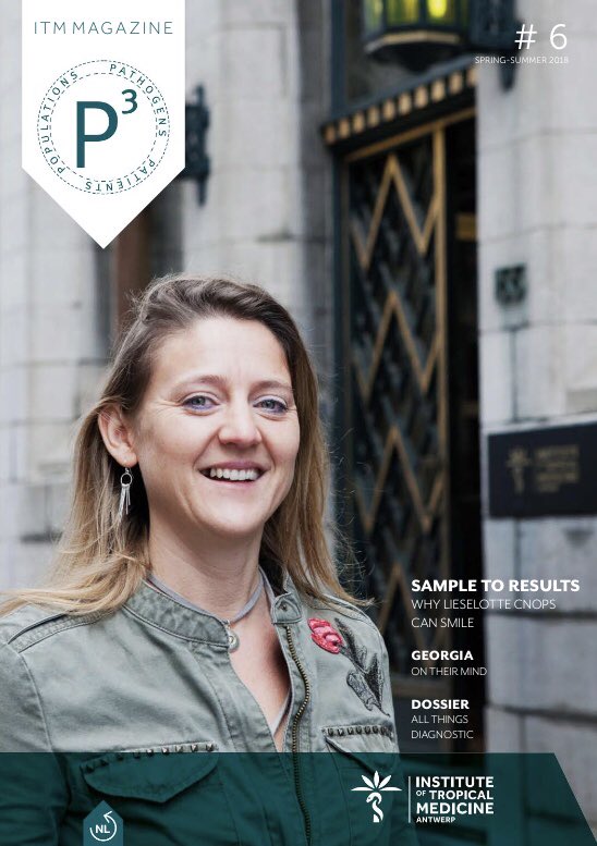 rscholtalbers's tweet photo. Another wonderful issue of our very own @ITMantwerp magazine P3. Focus on #diagnostics &amp; articles on a.o. #ECTMIH2017, #TB, #sushi in #Antwerpen. Check it out and spread the word! #Spring #Summer https://t.co/3cBW2UXkey https://t.co/s2VMFUahPQ