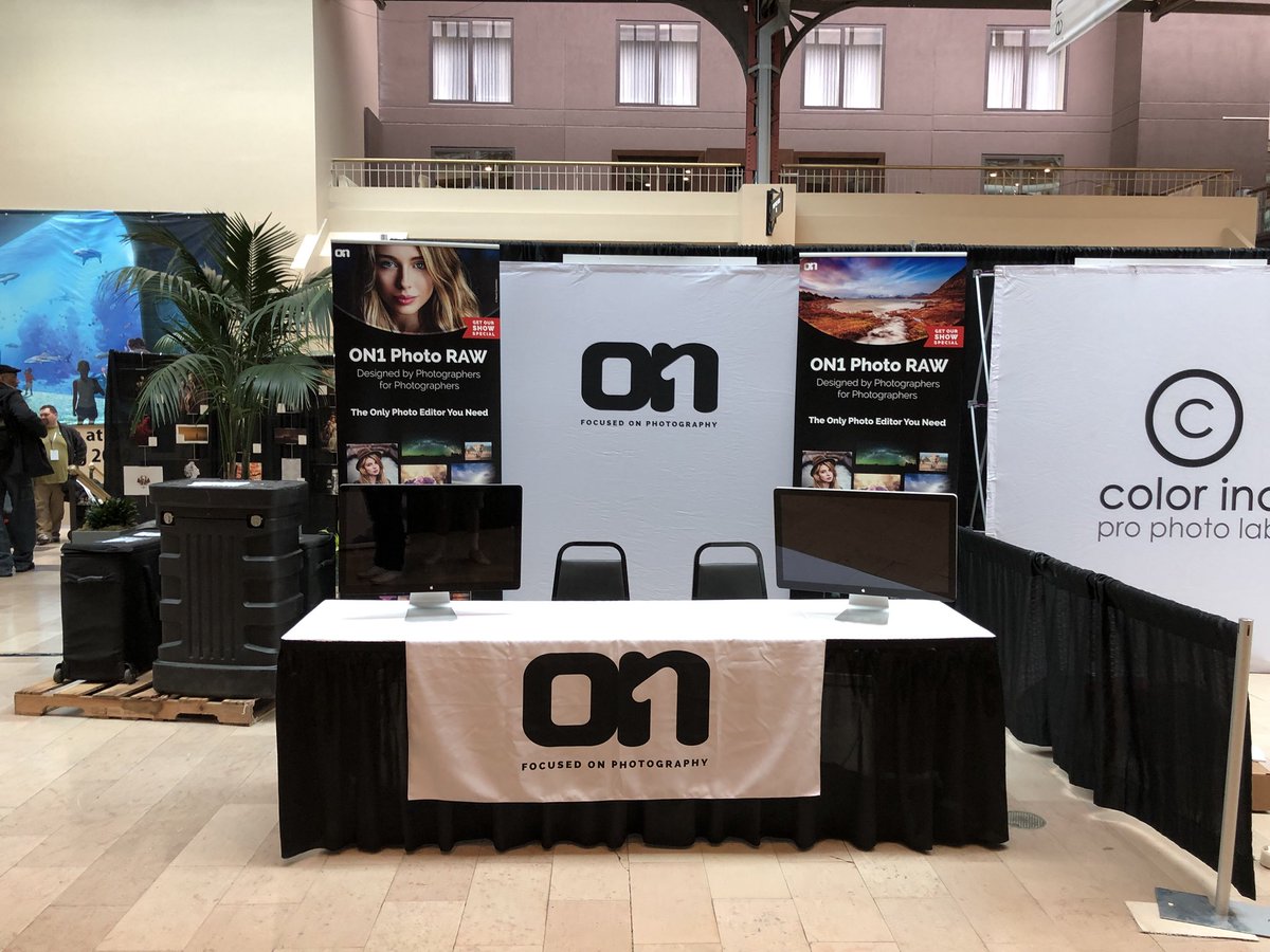 ON1photo's tweet photo. Come see us at #shutterfest2018 booth 85! https://t.co/SNEzzP0x43