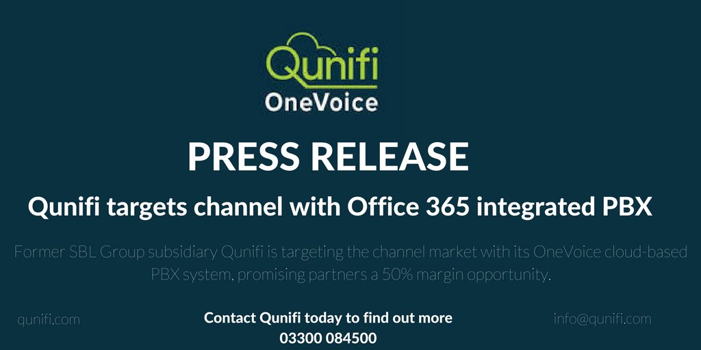 Qunifi targets channel with Office 365 integrated PBX #pressrelease #release #channelpartners #telecommunications #IoT #Office365 #Skypeforbusiness <a href="/Commsdealer/">Comms Dealer</a> 

comms-dealer.com/industry-news/…