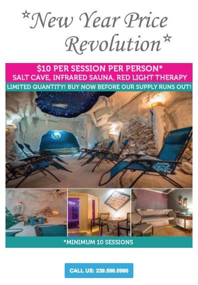 SaltTherapyG's tweet photo. 📢We've extended our special pricing for a bit longer! Get it while you can 🔥🔥🔥

Give us call at ☎️ (239) 598-0990! https://t.co/bQ5MV46toA