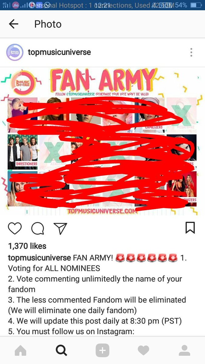 adorepiphany's tweet photo. @Harry_Styles Go to @TopMUniverse on INSTAGRAM and comment #directioners please we can't lose
WE'RE THE GREATEST TEAM.
#WeNeedOneDirectionBack
#ComeBackOneDirection
#Directioners https://t.co/XvnUa4xk3Z