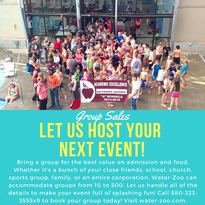 Water_Zoo's tweet photo. #fun #inOklahoma   LET US HOST YOUR NEXT EVENT! Visit https://t.co/dC8q62uA37 for more information and details or call the Water-Zoo 580-323-9966. https://t.co/LBPWnTPQaB