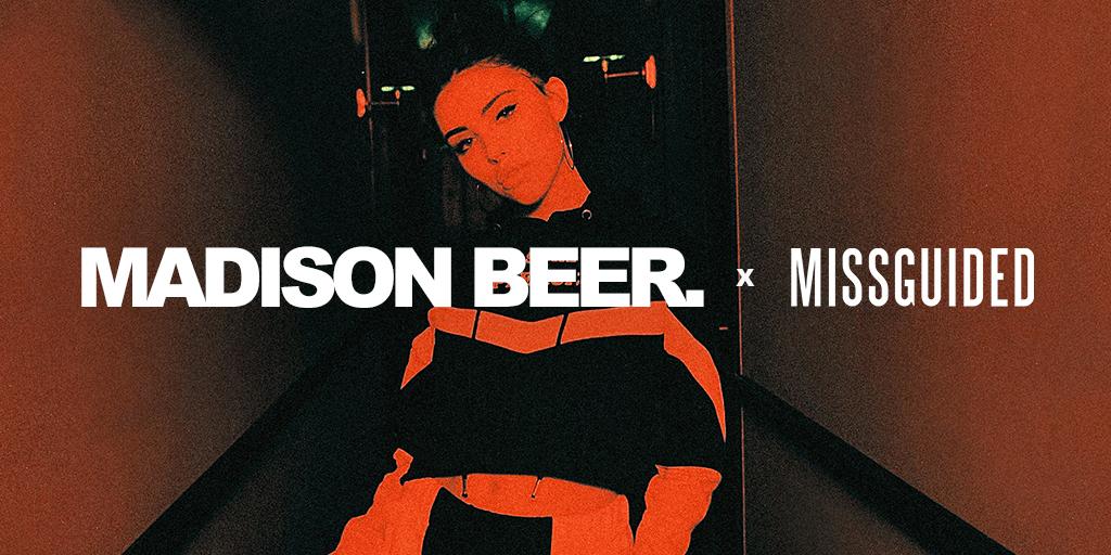 Missguided's tweet image. IT'S HERE 💥💥💥 Our exclusive collection with @madisonbeer has landed! #MADISONBEERxMISSGUIDED is the ultimate collection for the girl who knows what she wants and does as she pleases. Shop the collection, RN 👉 missgu.id/UDPS93