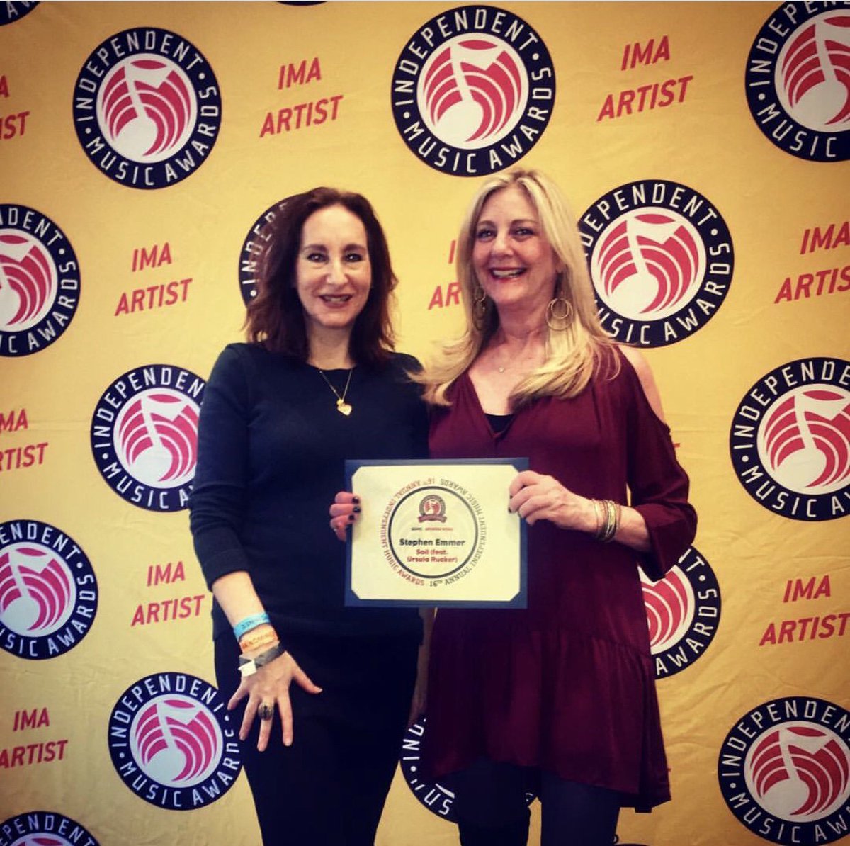 This easter-weekend @stephenemmer received both the voxpop as the professionally judged award in the category Best Spoken Word song for Soil ft <a href="/urucker/">ursula rucker</a> at the IMA's 2018 . goo.gl/4rGoRQ