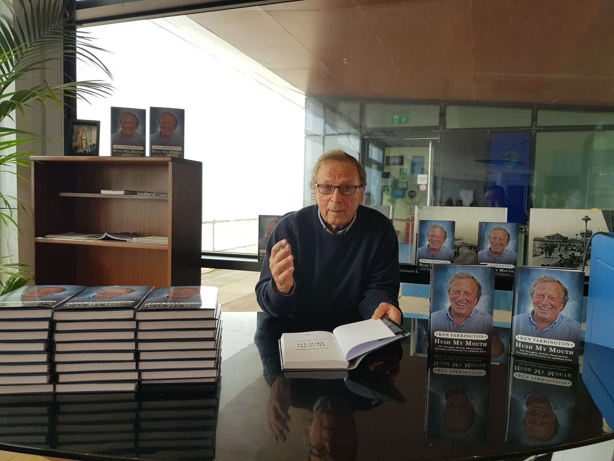 Author <a href="/Ken_Farrington/">Ken Farrington</a> signing his book today! Tomorrow Ken will be at Bookbuster, Queens Road Hastings from 10 - 12 and will then be at Azur for lunch at 12.30 - 15. At 4pm the book tour continues to Carr Taylor Vineyards, Westfield / Sedlescombe.
