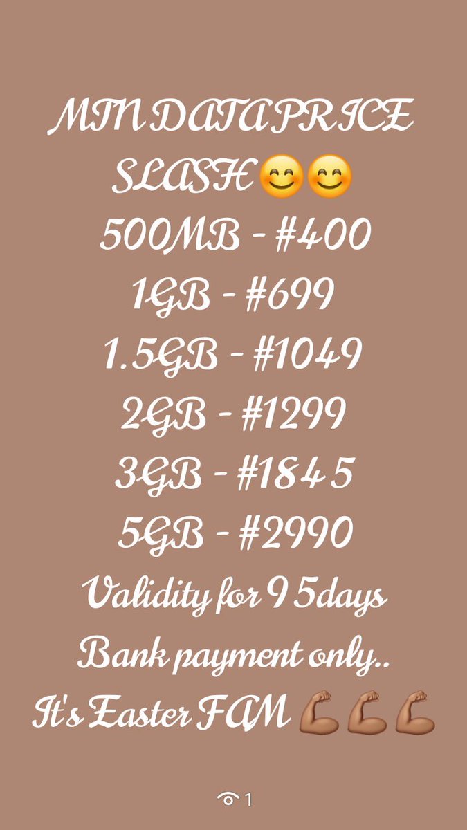 Dashuu_Piuz's tweet image. #Nigeria
#Easter
#CheapestData