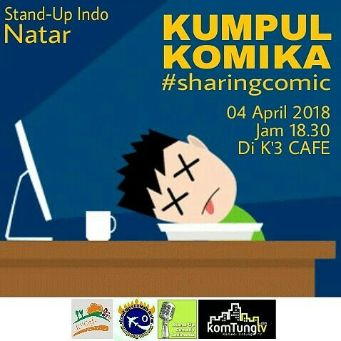 SUCNatar's tweet photo. Kesulitan buat materi Stand-Up yg lucu?
itu semua bisa mudah banget kalau km dateng kesini,SHARING COMIC!
acara rutin kumpulan para komika Natar setiap hari Rabu jam 18.30 wib.
Di @k3cafenatar (Jl. Raya Natar Bumisari smping Gg. Bima)
Syaratnya cukup bwa buku tulis,jgn buku utang https://t.co/6ymrW4rleI