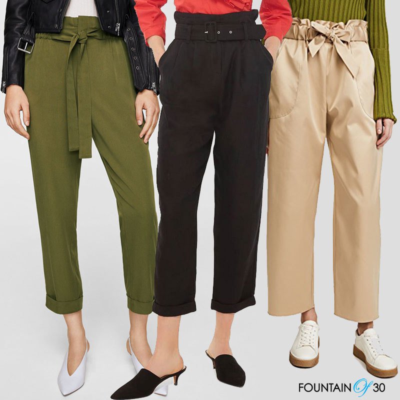 FountainOf30's tweet image. Can You Wear Paper Bag Pants When Your Over 40? #over40trends #over40fashion #howtowear @asos @Topshop @Mango @MillybyMichelle fountainof30.com/paper-bag-pant…