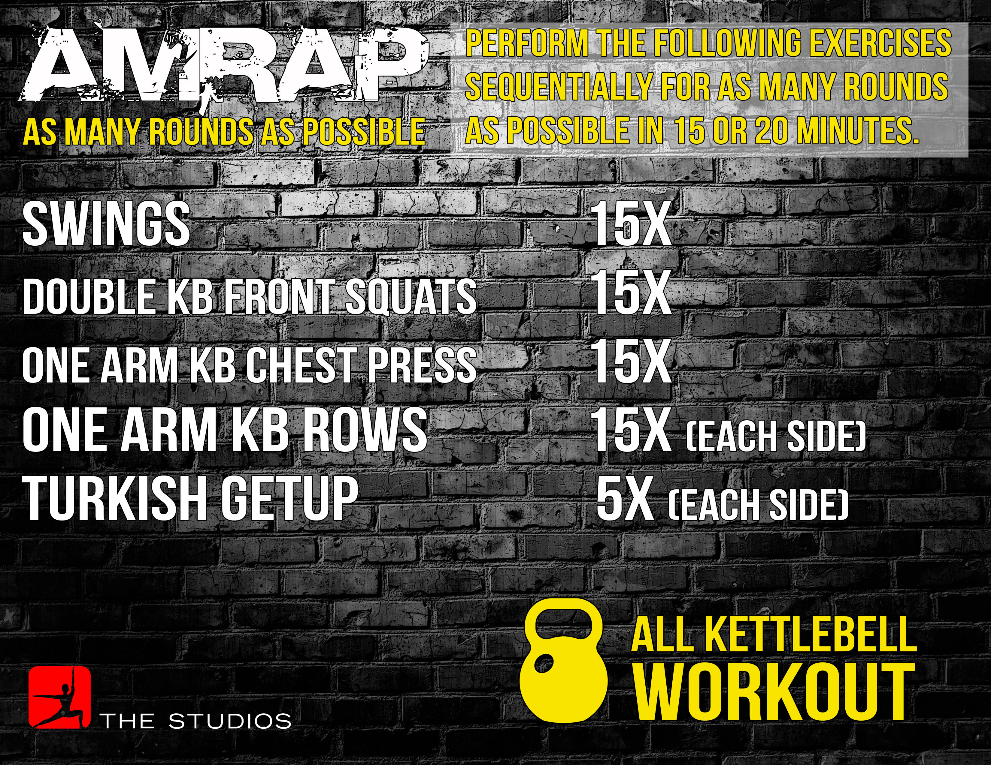 Kettlebell amrap hot sale
