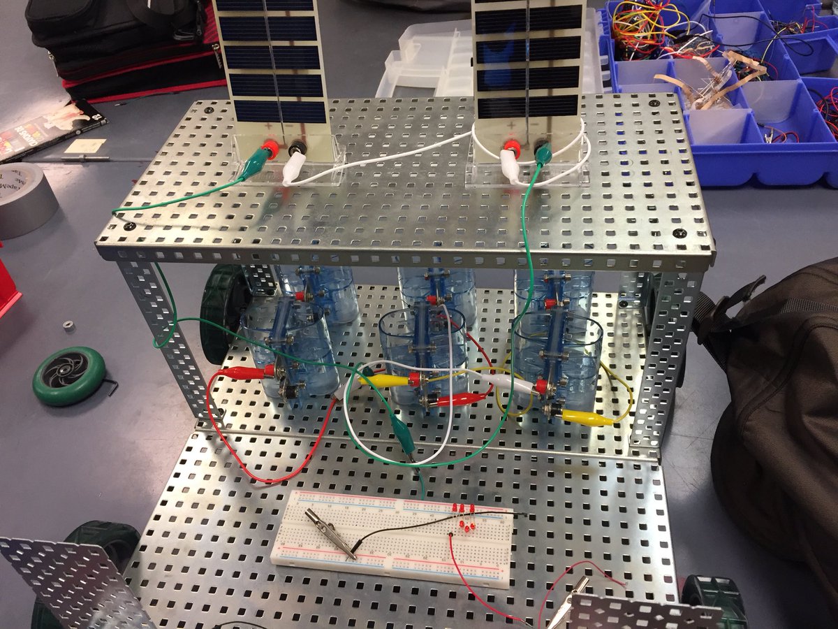 Mr_Hilbert's tweet photo. #RHSEngineering students are designing electrical generation and distribution systems using solar, wind and fuel cell technology. @LearnatRHS @wearrrichmond https://t.co/Q5B9s1Fady