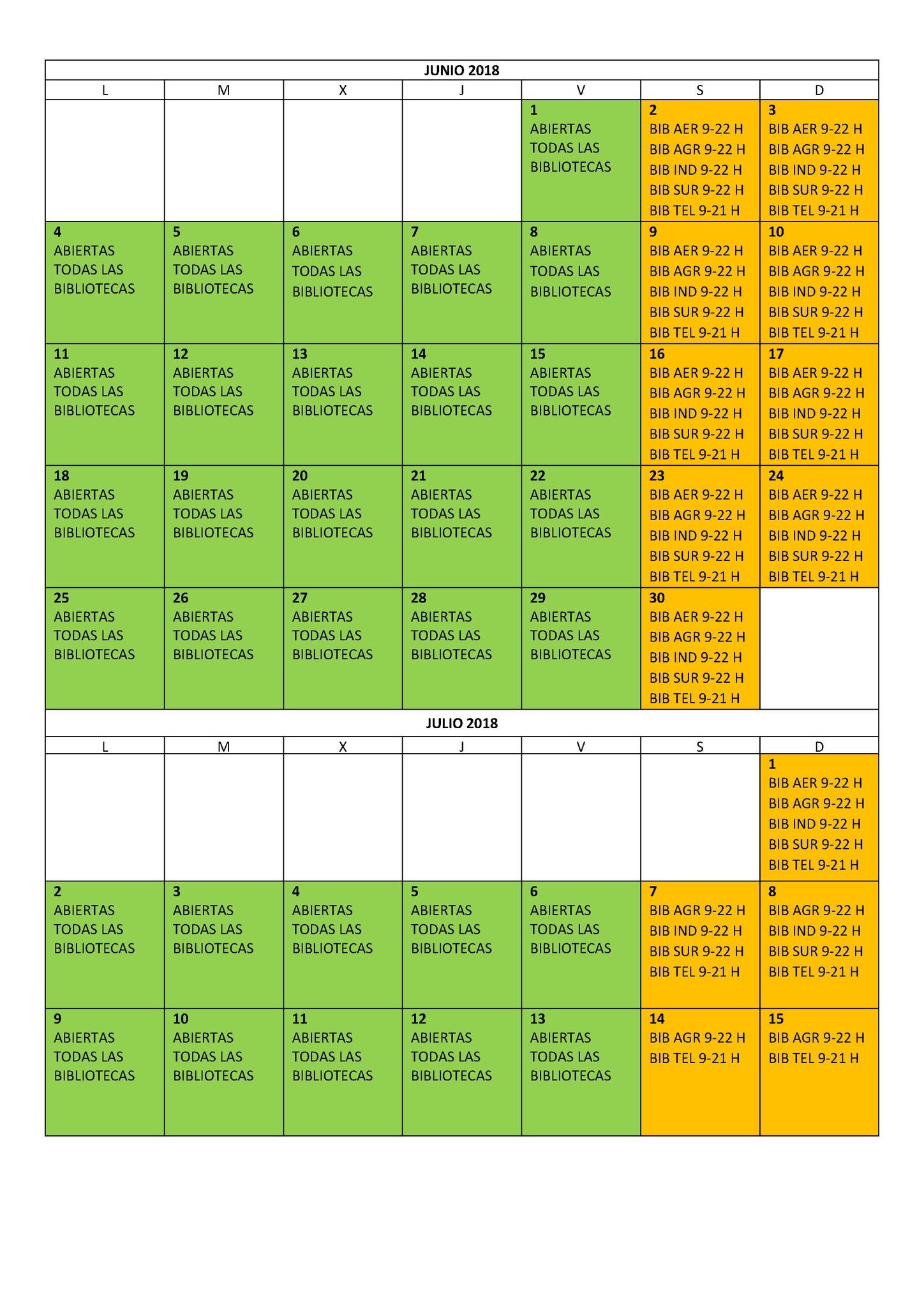 Delegacion Etsin On Twitter Calendario De Apertura De Las Bibliotecas De La Upm De Abril A Julio Https T Co Ee0syabizs calendario etsin