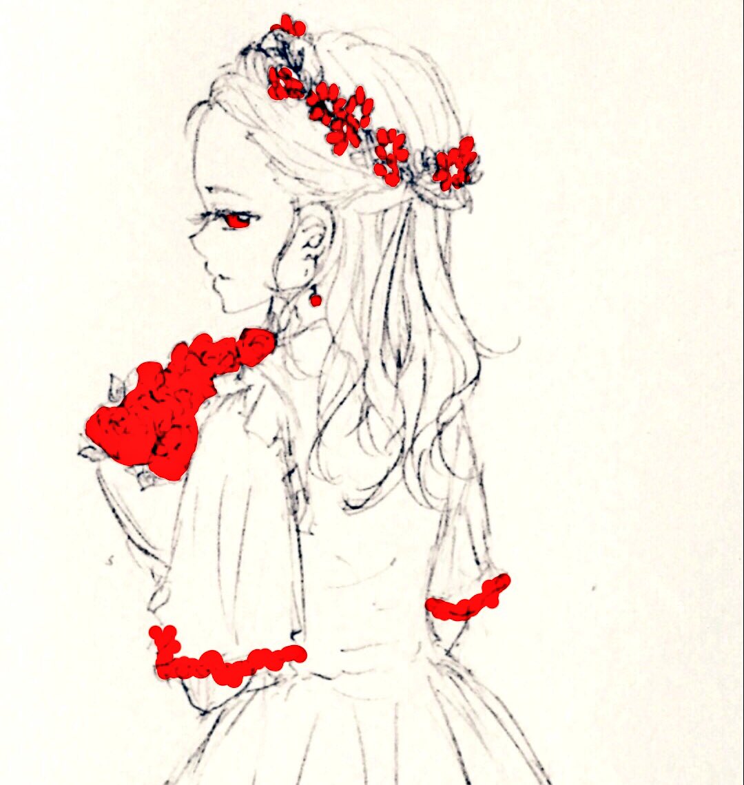 何となく(・∀・)

 #お絵描きさんと繋がりたい 
 #イラスト通り  #落書き 
 #イラストの森