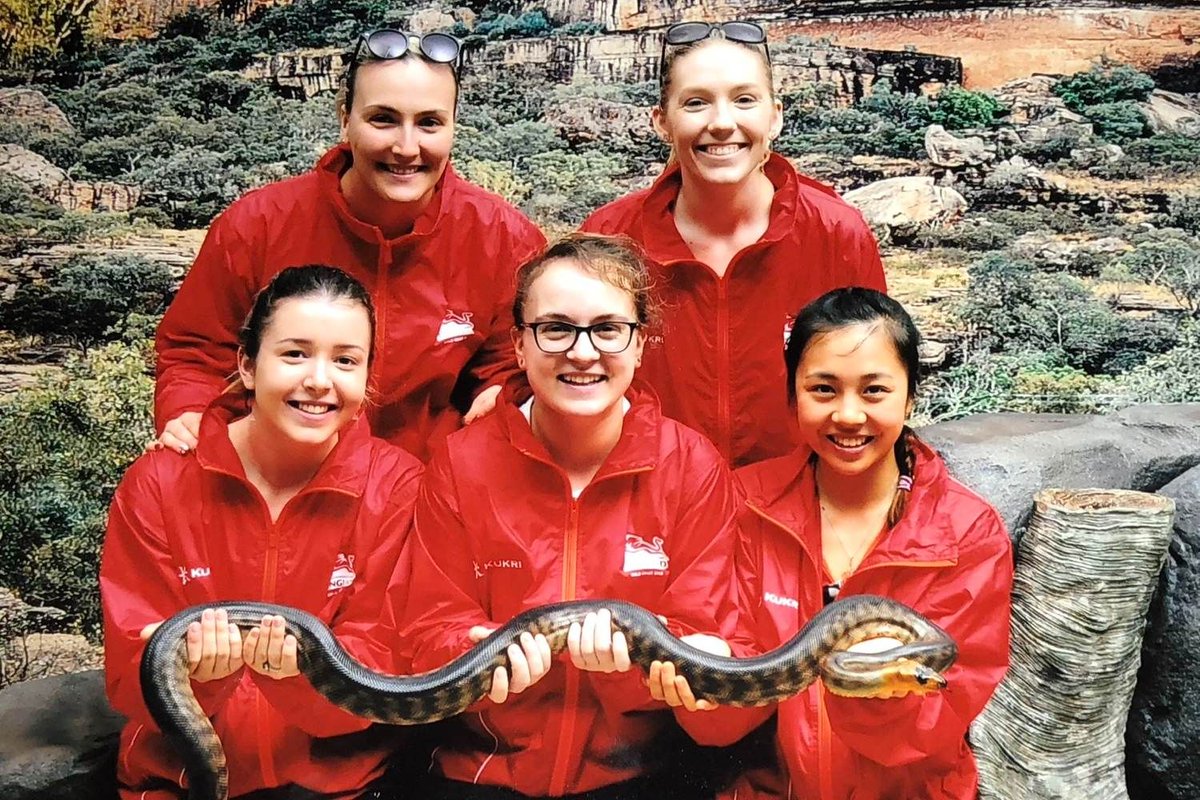 metcoaches's tweet photo. We're glad @DenisePayet and her teammates are having fun in Australia. Good luck ladies! 👍 https://t.co/qGXqOWsFvH https://t.co/60cKM3ES2A