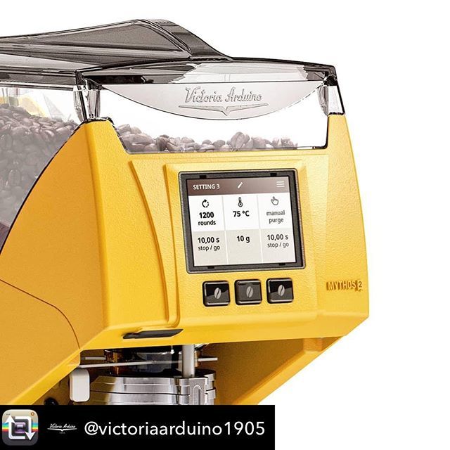 baroccocoffee's tweet image. Coming soon...arguably the best grinder in the world. Repost from @victoriaarduino1905 - An inconsistent grind can lead to bad coffee, whether the problem is bitterness, sourness, or simply that you cannot get the same taste twice☕#Mythos2 allows baristas to adjust their gri…