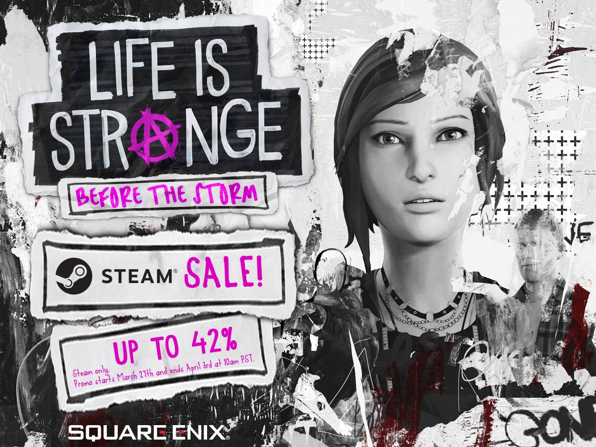 Life Is Strange Only A Few Hours Left To Get Up To 75 Off Life Is Strange And Up To 42 Off Before The Storm On Steam Lifeisstrange T Co 4w30lttdks Beforethestorm