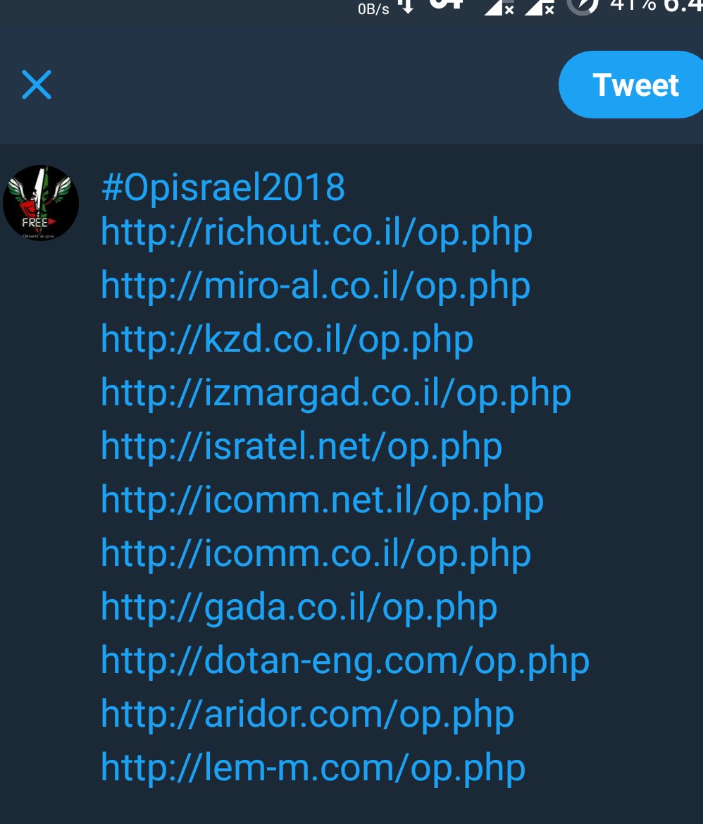 Giantsps's tweet photo. #Opisrael2018
Link can't post 
Israel server got rooted https://t.co/1qY6Y0iNEg