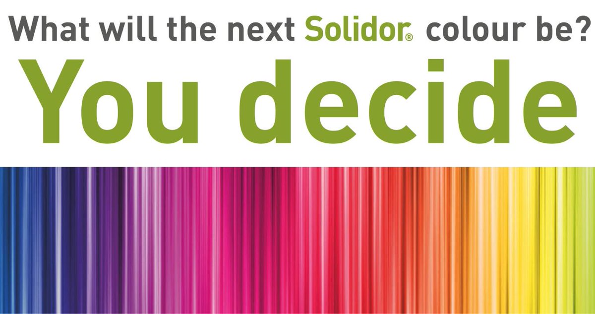 SolidorLtd's tweet image. We want our customers to decide the next colour to be added to our industry leading range. Log on to your cloud account to cast your vote: cloud.solidor.co.uk/home #Leadingtheway