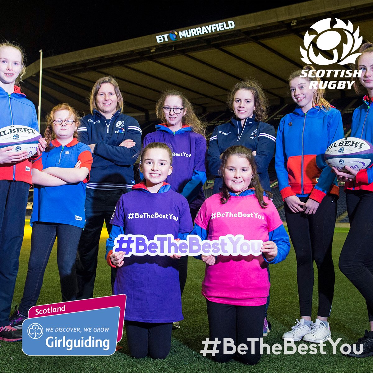 NEWS | Scottish Rugby is delighted to announce the ‘Guides Into Rugby’ programme, working in partnership with <a href="/GirlguidingScot/">Girlguiding Scotland</a> to give girls the opportunity to discover the fun and fitness of rugby! #BeTheBestYou 🙌
 
👉 bit.ly/2Gvc8Tz