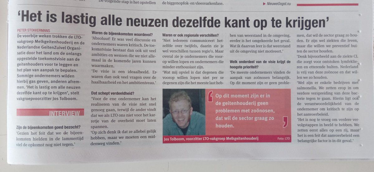 Geitenboer's tweet photo. Terugblik in @nieuweoogstnu op de Ketenvisie avonden. https://t.co/2igIhS4nOh