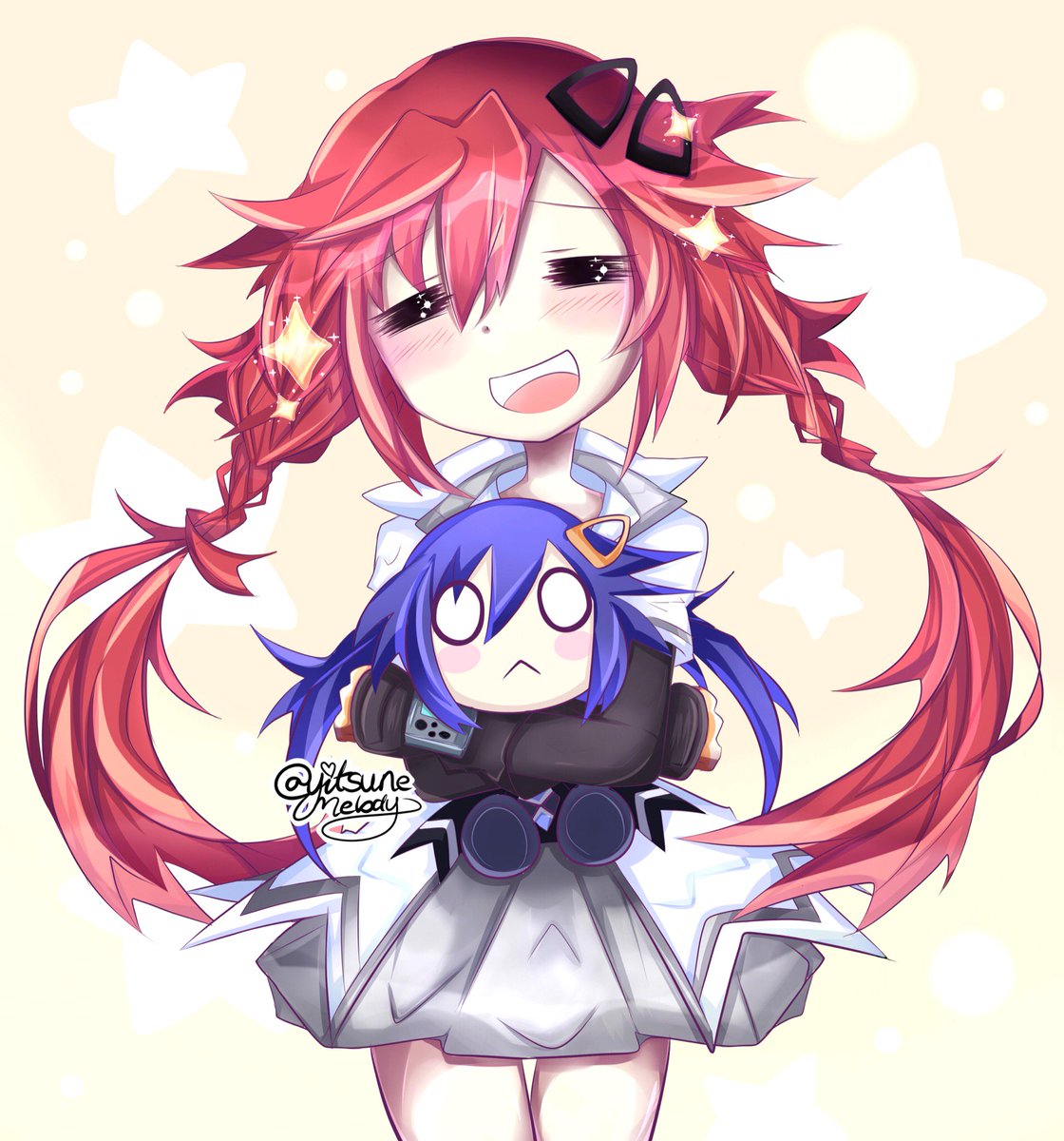 Yitsune Ar Twitter Pick Your Poison Uzume Or Kurome Or Both D It Was An Interesting And Tedious Experience When I Finished Uzume And Had To Redraw Colour Some