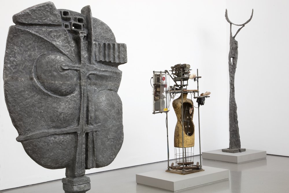HMILeeds's tweet photo. Larger-scale sculptures presented in Gallery 2 demonstrate the dynamic interplay between abstract &amp; figurative forms in the post-war years #TheSculptureCollections #HubertDalwood #BruceLacey #AustinWright https://t.co/U2icVagQ9K https://t.co/7kJbqMHmuR
