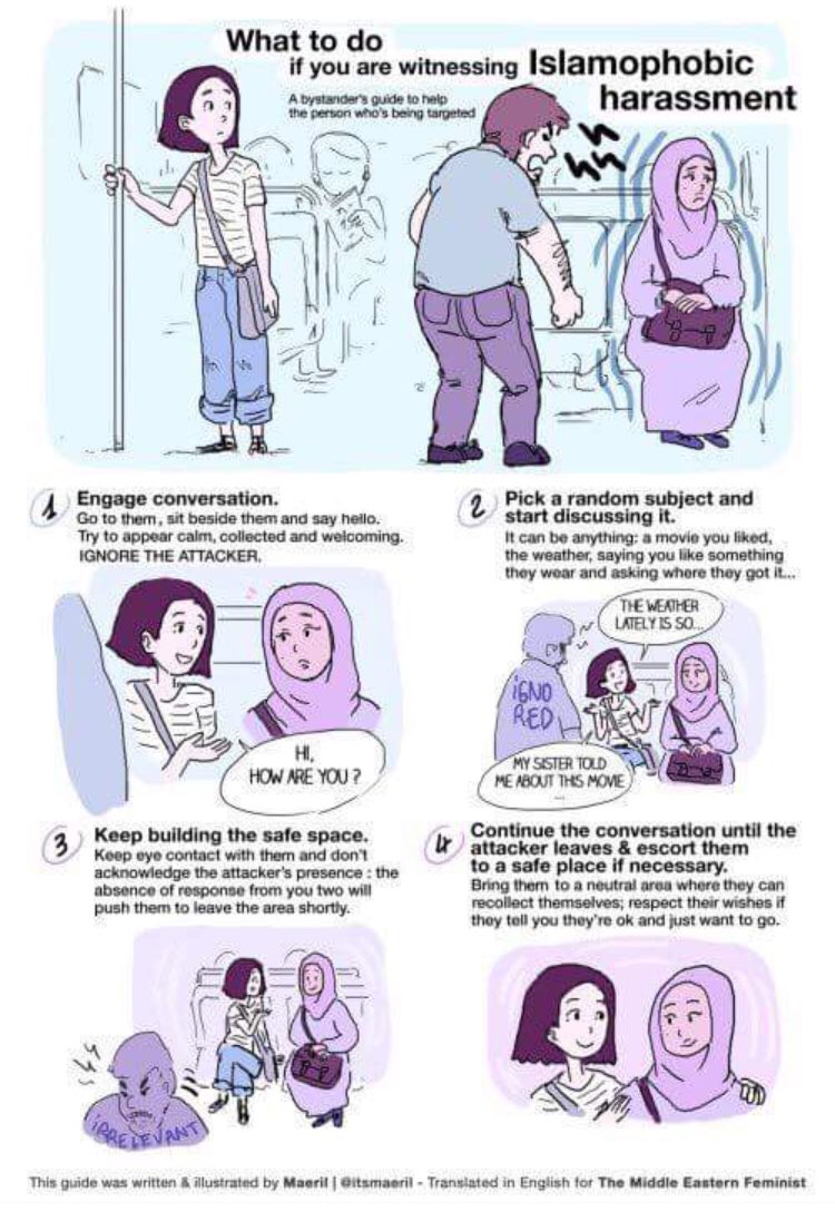 Jews for Racial & Economic Justice Action (@jfrejnyc) on Twitter photo Easy tips for intervening in Islamophobic hate speech today - more relevant than ever. Let’s be on guard together and turn “Punish A Muslim Day” into #LoveAMuslim Day 💚
h/t <a href="/faiza_n_ali/">Faiza N. Ali</a> Easy tips for intervening in Islamophobic hate speech today - more relevant than ever. Let’s be on guard together and turn “Punish A Muslim Day” into #LoveAMuslim Day 💚
h/t <a href="/faiza_n_ali/">Faiza N. Ali</a>