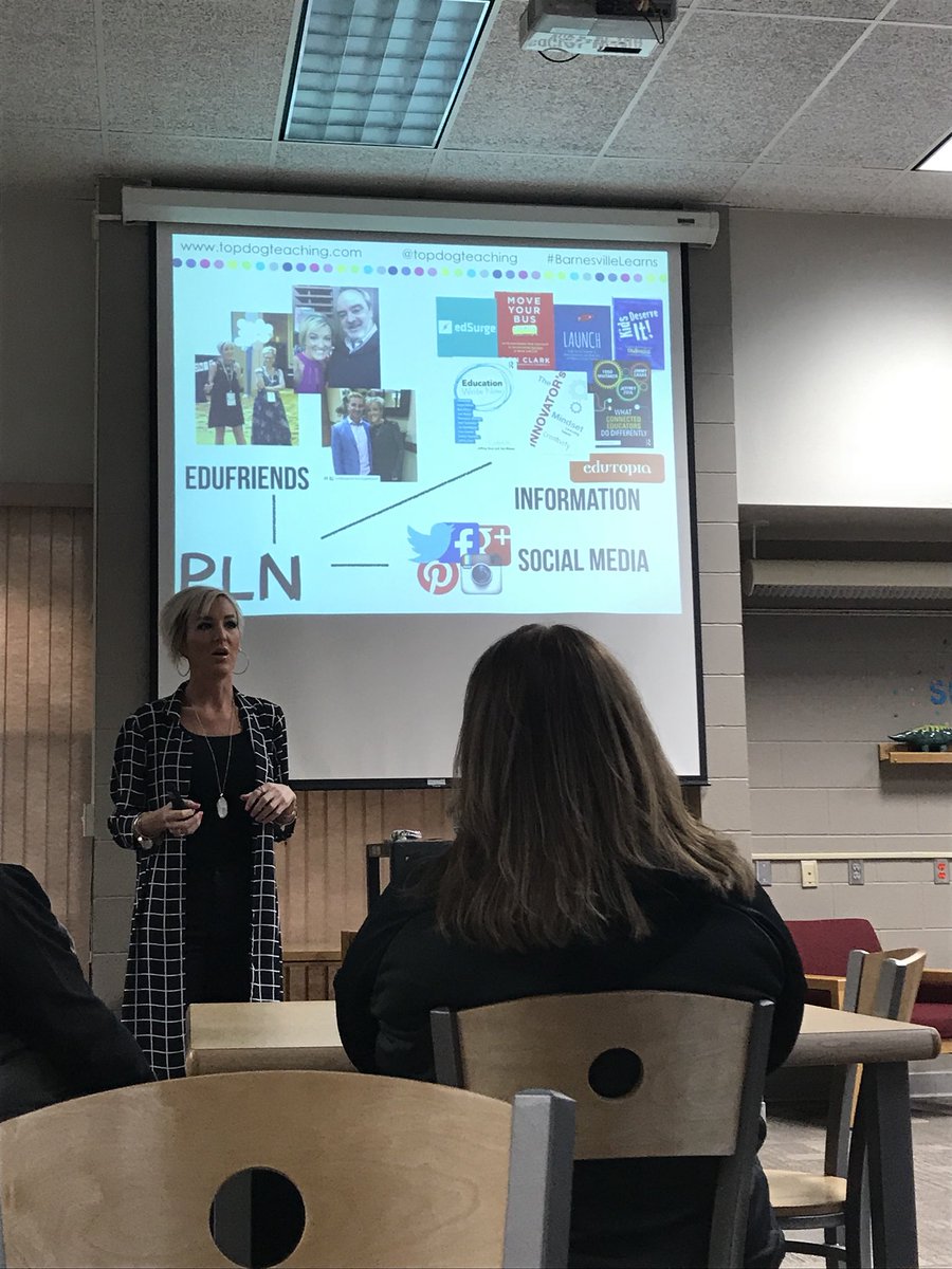 TeachTeeps's tweet photo. Reminder to flex your PLN! @TopDogTeaching #BarnesvilleLearns https://t.co/rlE1QJf70S