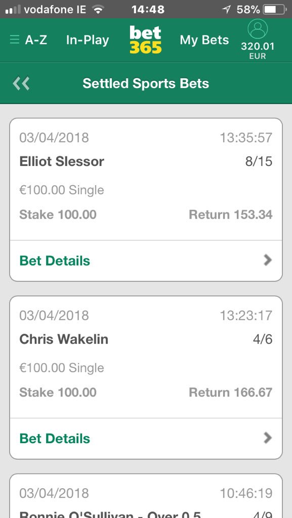 Jacintaoc89's tweet photo. Threw this on when both were 3 going on 4-0 up..👌🏻😊 #easydosh https://t.co/itYIkz2HGY