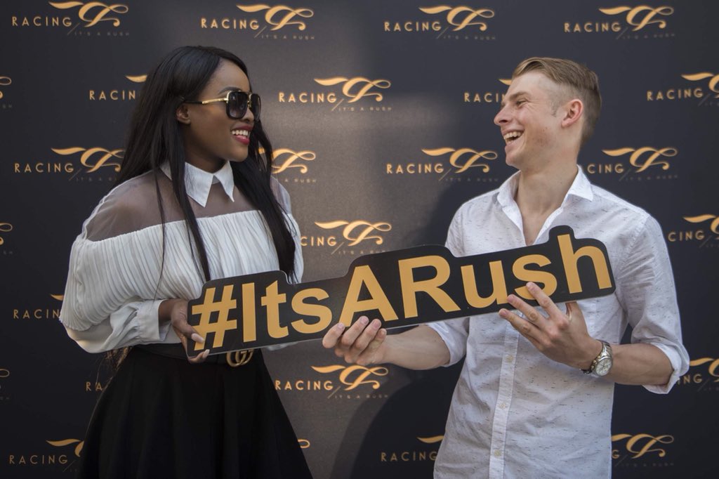 DrawingBoardSA's tweet photo. Last week Thurs we launched @Racing_ItsARush ‘s Autum 🍂 Horse 🐎Racing Season to a group of awesome Joburgers! They showed up! #ItsARush https://t.co/PpI90C8uru