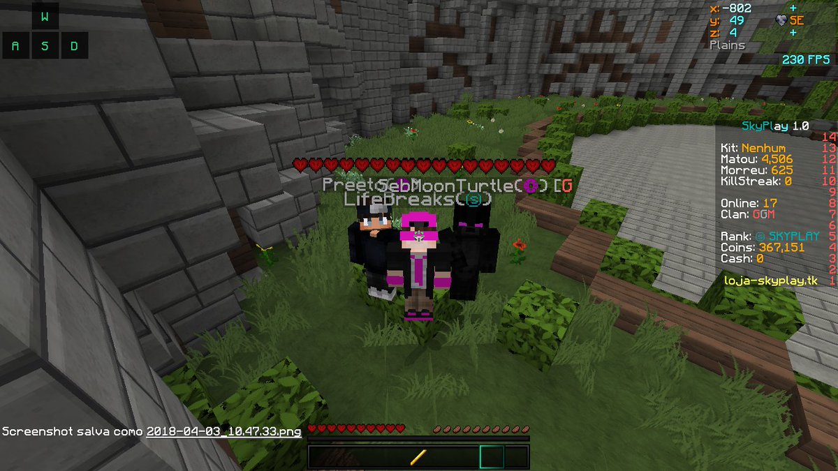 ClanGangMember's tweet photo. O Player @LifeBreaks_  acaba de conseguir o ultimo rank na @RedeSkyPlay.
GG e que venham mais ranks SkyPlay's da GGM :) https://t.co/8lYawO1wQi