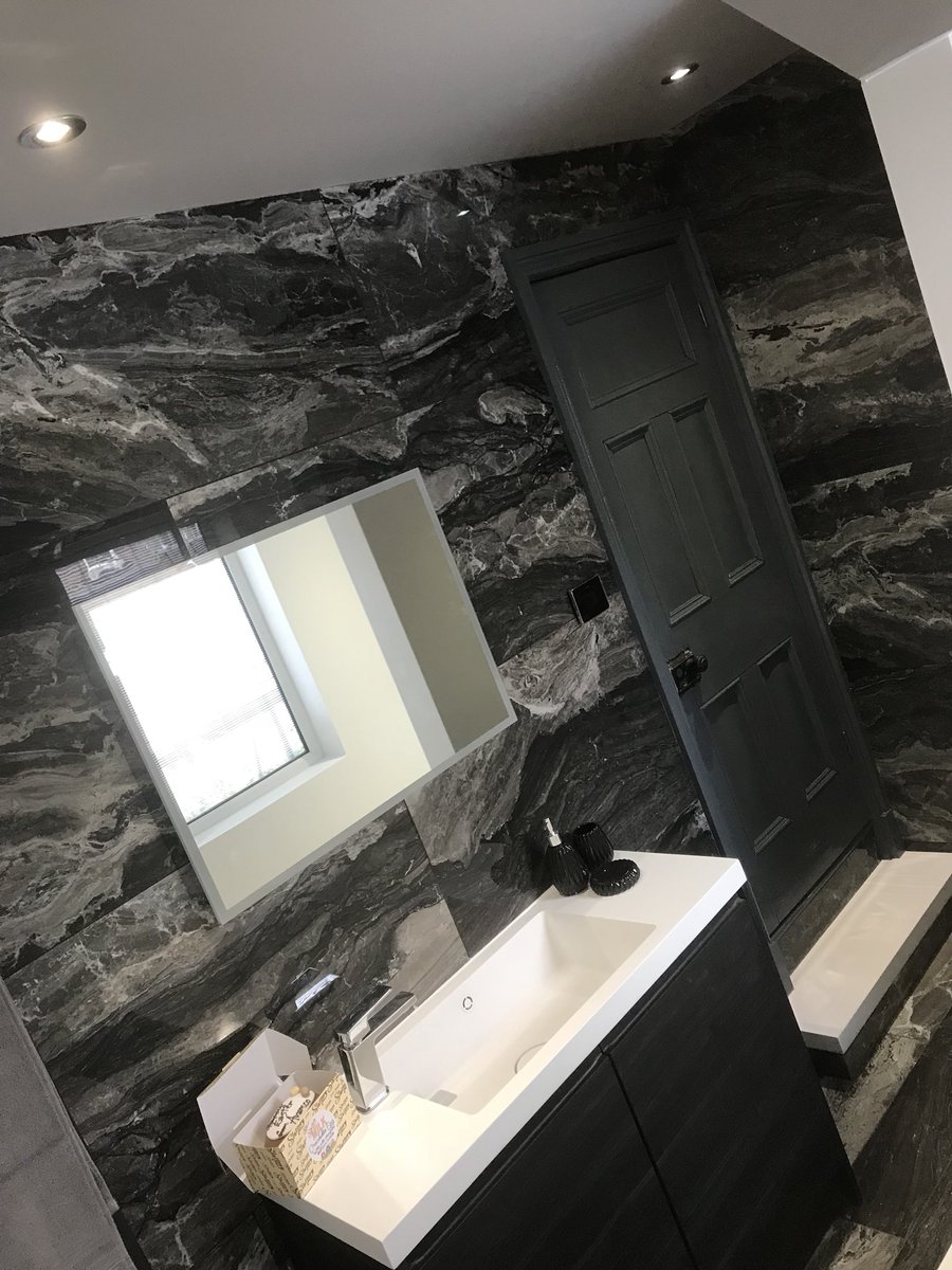 Avamco's tweet photo. Luxury #corian Bathroom with Bath, shower tray and wall cladding all seamlessly jointed and coved @JohnBamber6 @cdukltd @coriandesign https://t.co/ySvr45HAIB