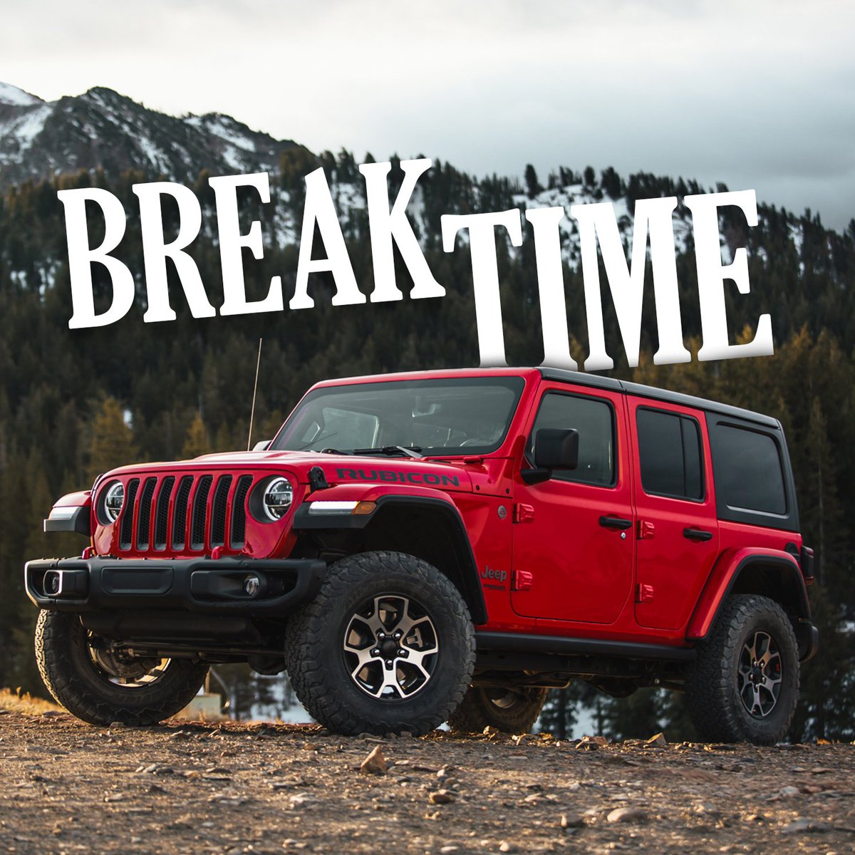 Jeep's tweet image. Get your priorities straight. Make time for #JeepTime. #Jeep4x4Day is coming.