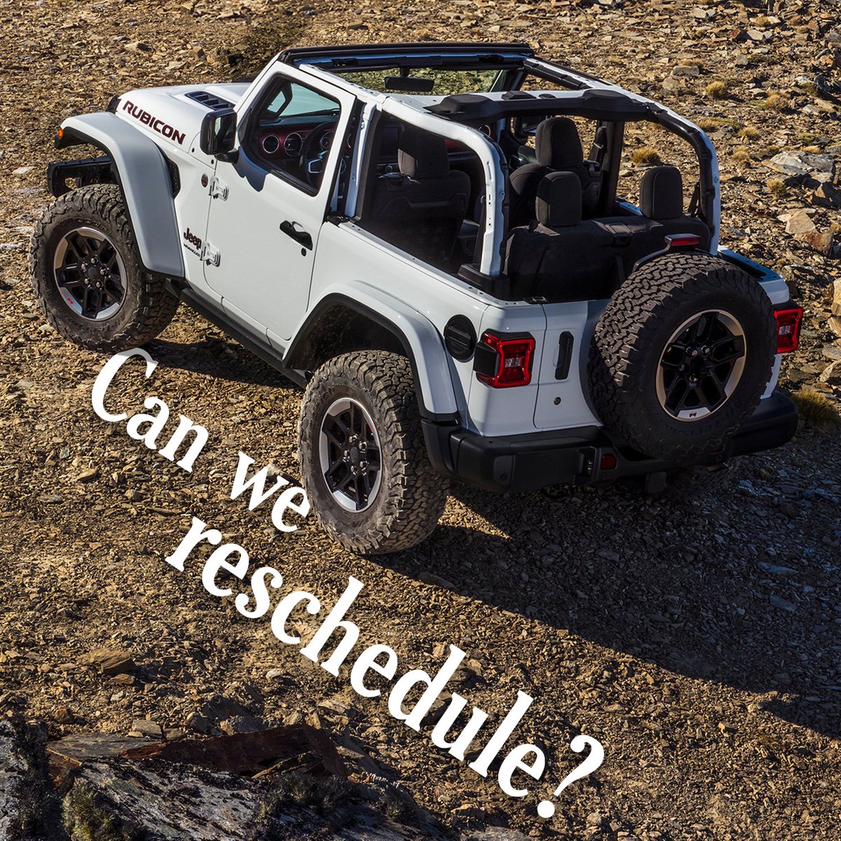 Jeep's tweet image. Get your priorities straight. Make time for #JeepTime. #Jeep4x4Day is coming.