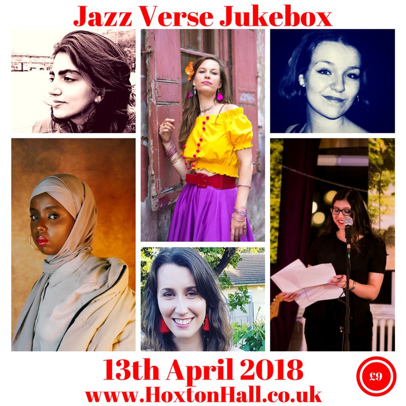 I'm  performing @JazzVerseJuke on FRI 13th April 2018, @HoxtonHall  ow.ly/dWYa30jhOZJ  ft poetry by @Amaniexchange19 & @BYPoets - @zahrahsheikh @tisbittertongue  #AnnieHayter,  #AnneByrne.  And music by @KateThomasMusic  #London #spokenword #jazz #Poetry #NewMusic  RT