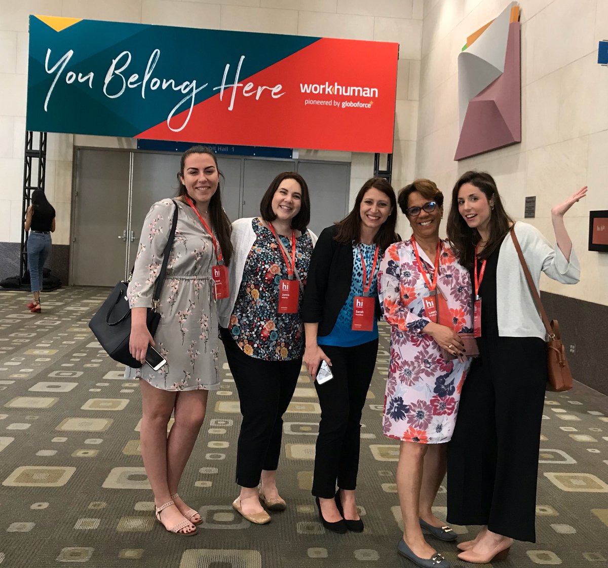 jannasaurusrex's tweet photo. “You belong here” You sure do! #Globoforce #workhuman #workhuman2017 #globoforceHR #youbelonghere https://t.co/AR4DFtYybF