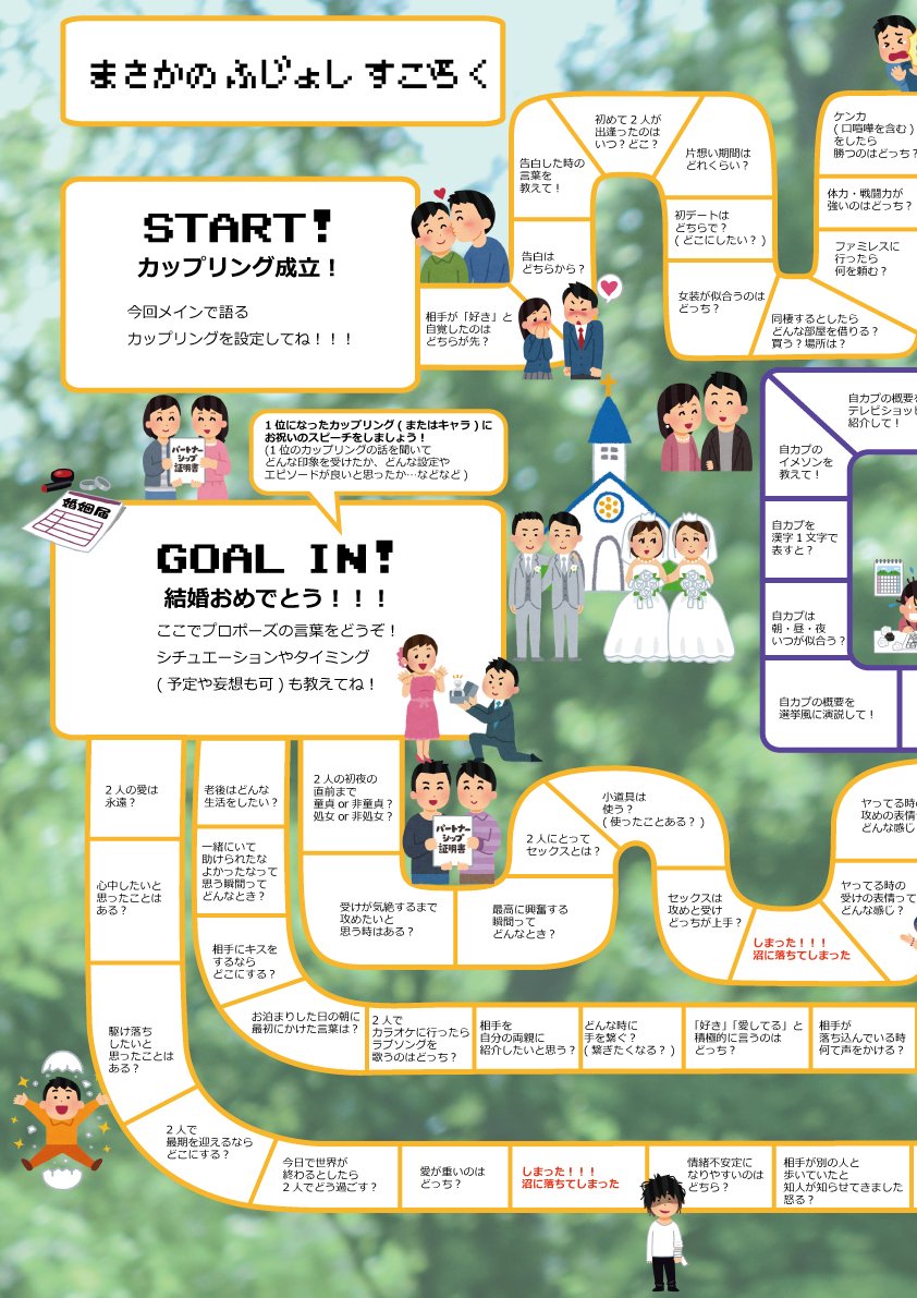 腐注意 腐女子向け 腐女子すごろく の作り込みが半端ない 話題の画像プラス 腐注意 腐女子向け 腐女子すごろく の作り込みが半端ない 話題の画像プラス