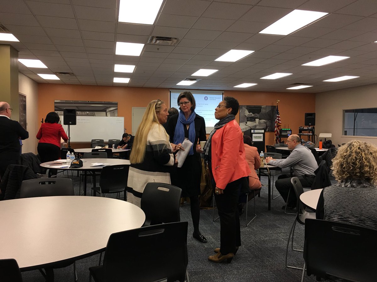 We’re gearing up for a listening session with <a href="/RepMarciaFudge/">Former Rep. Marcia L. Fudge</a> about the importance of #SNAP. Lots of great voices in the room today.
